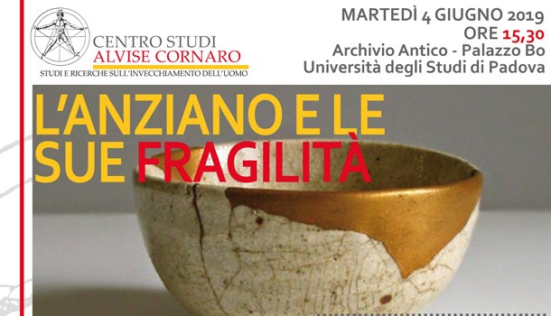 L’anziano e le sue fragilità – 4 giugno 2019 – Programma